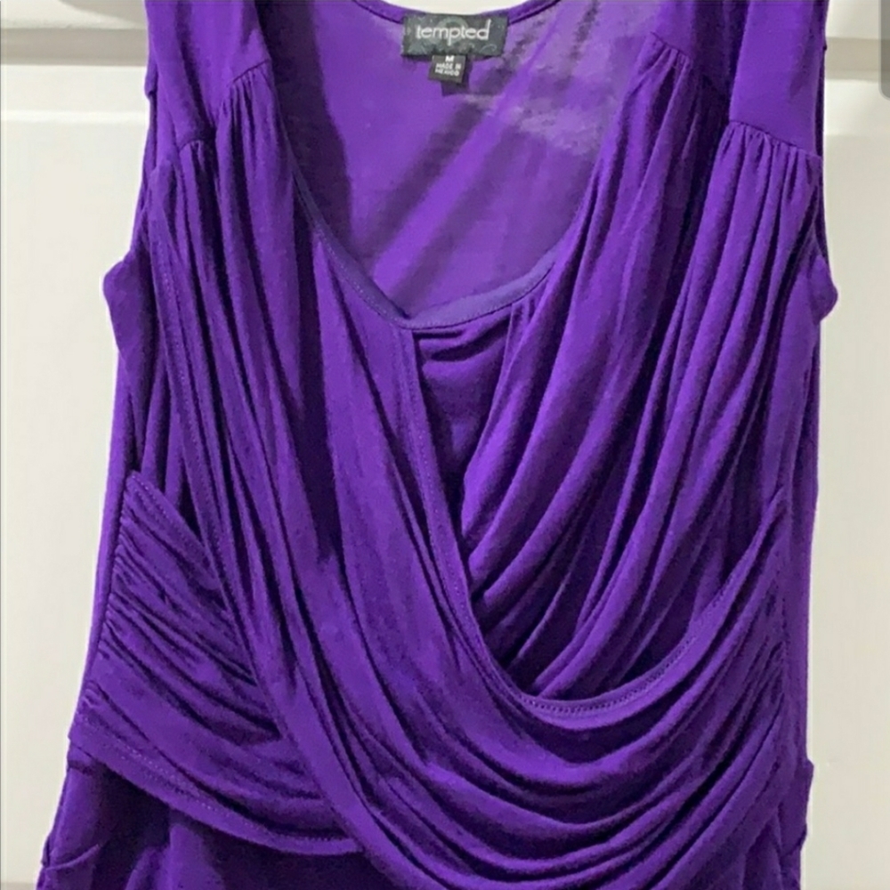 Tempted Purple Evening Gown - Size M